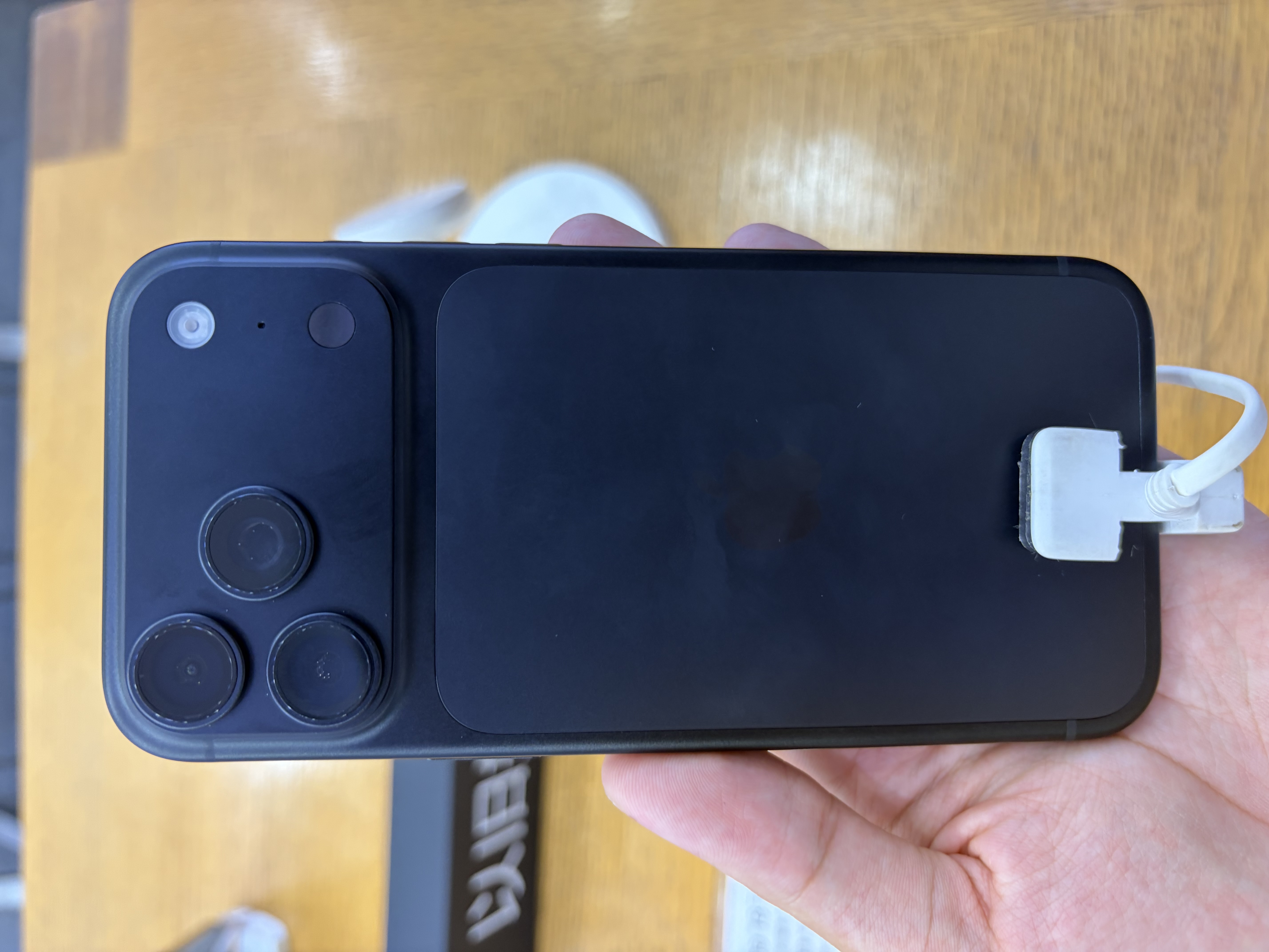 iPhone 18 Pro Max 256GB Nero, vista posteriore